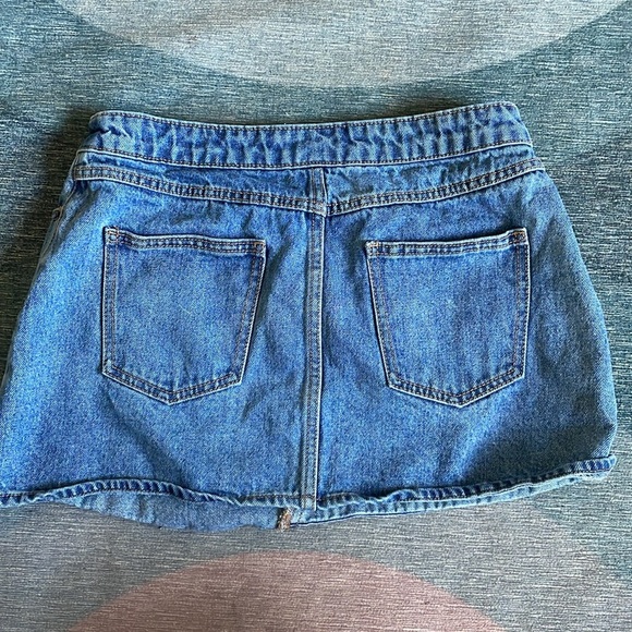 Future Collective Western Blue Denim Skirt - Picture 5 of 6